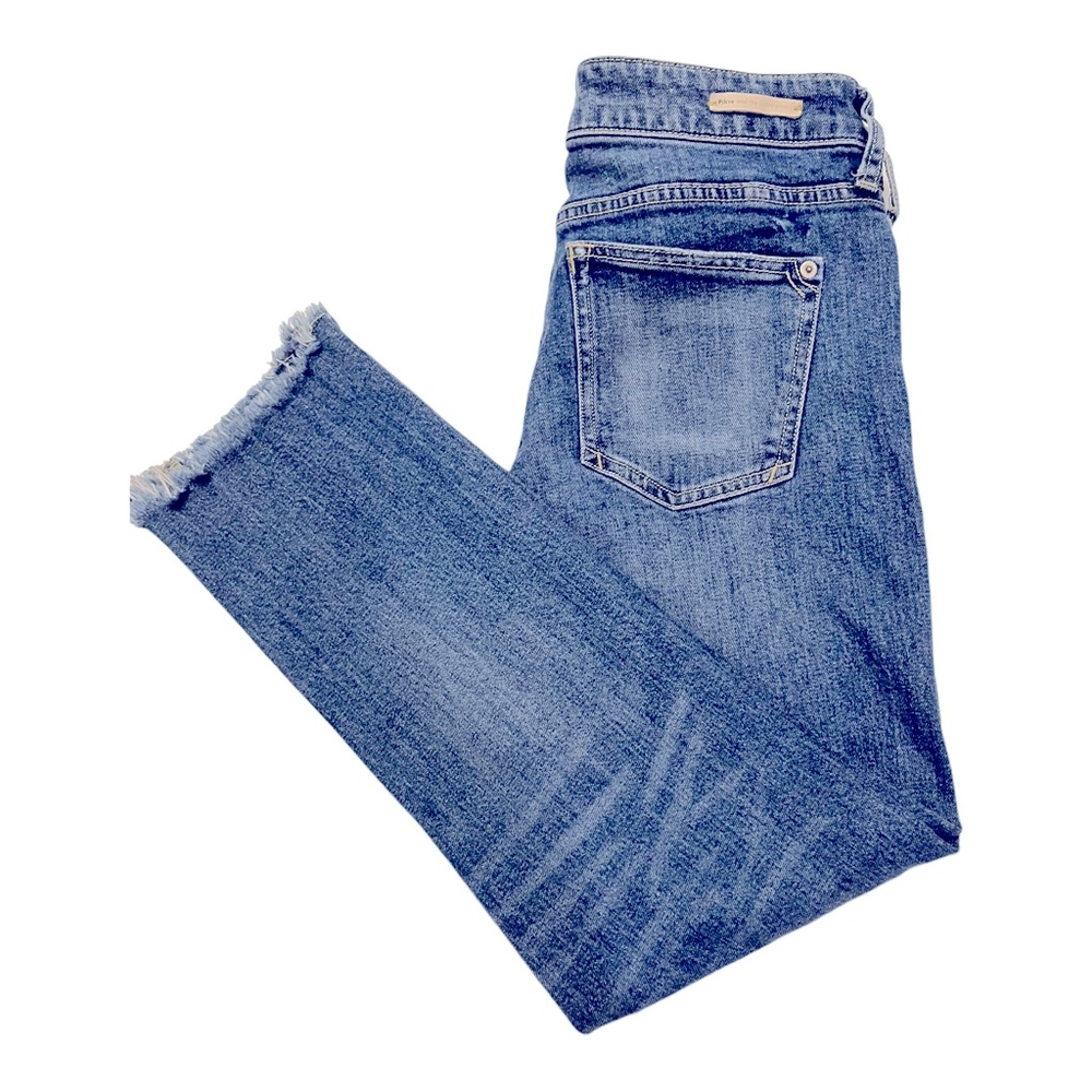 Anthropologie Pilcro and the Letterpress slim boyfriend cropped denim | size 28